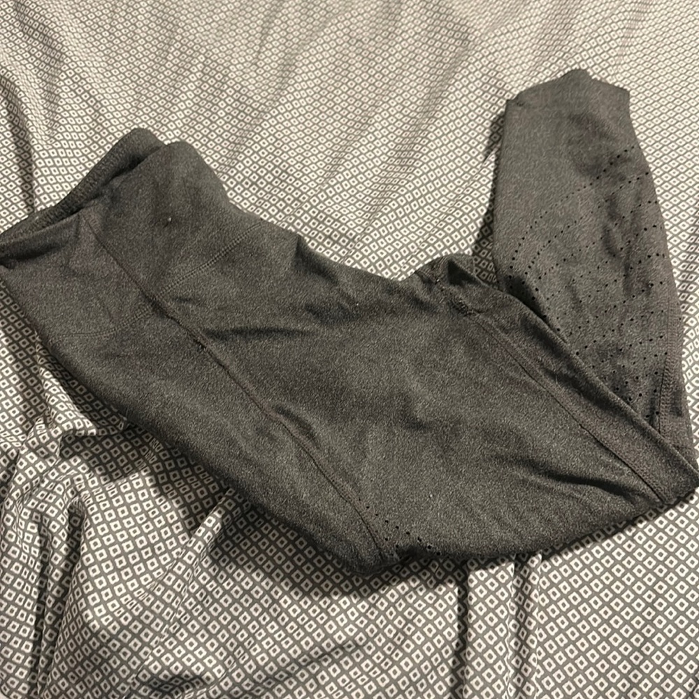 Gray leggings
